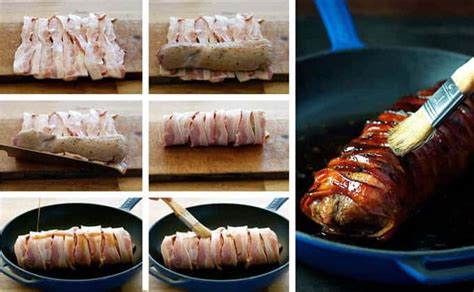 Wrapped in foil for 5 hrs. Bacon Wrapped Pork Tenderloin | RecipeTin Eats