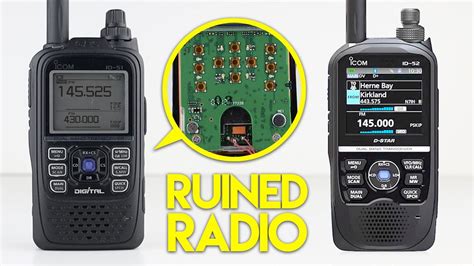 This Icom Id 51id 52 Mod Could Destroy Your £500 Radio Youtube