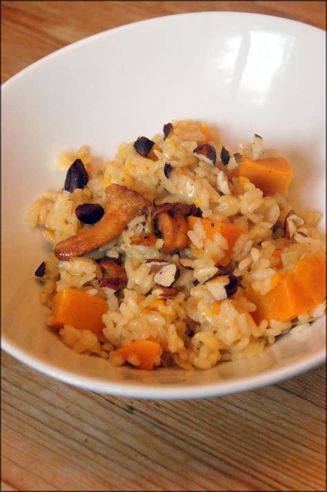100 recettes pour croquer le meilleur des legumes au fil des sa. Risotto d'automne (potimarron, girolles et noisettes ...