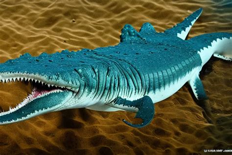 A Crocodile Shark Hybrid Hyper Realistic Stable Diffusion Openart