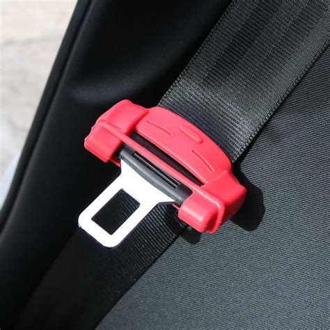 onever 2 pcs car safety belt buckle covers padding pad buckle protector anti scratch interior