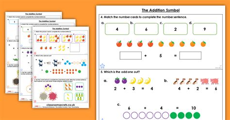 The Addition Symbol Homework Extension Year 1 Addition And Subtraction