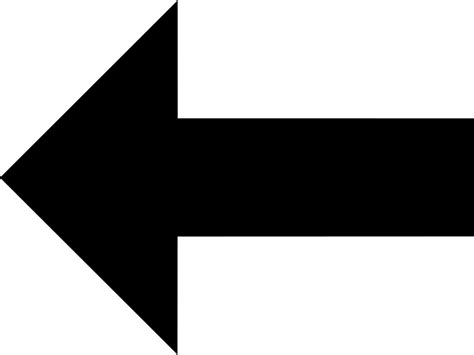 Free Left Arrow Icon Png Vector Pixsector