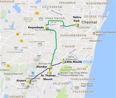 Chennai Metros 8 Km Koyambedu Nehru Park Section Inaugurated The