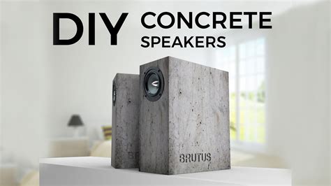Audiophile DIY Concrete speakers? // Full-range driver - YouTube