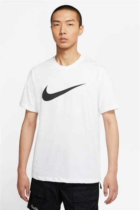 Nike Sportswear Swoosh Beyaz Erkek Kısa Kol T Shirt 101210413 Flo