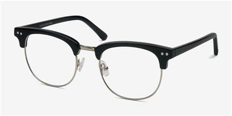 borderline browline black frame glasses online glasses eyeglasses black
