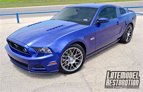 2013 Deep Impact Blue Mustang Gt Front Side Shot Of The 20 Flickr
