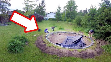 We did not find results for: DIY TRAMPOLIN eingraben / ebenerdig machen - YouTube