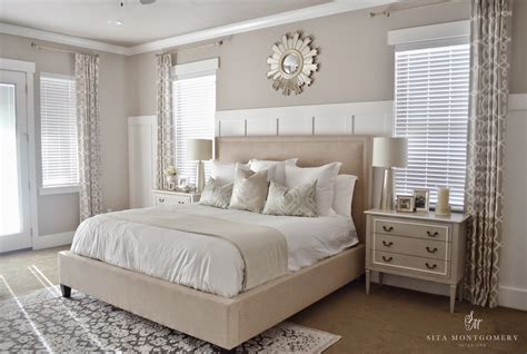 Black and white rugs elevate the home. My Master Bedroom Refresh Reveal - Sita Montgomery Interiors