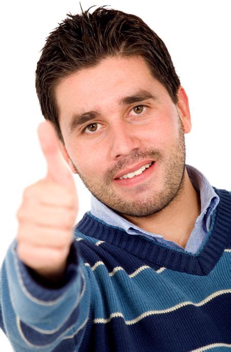 Man Thumbs Up Stock Photo