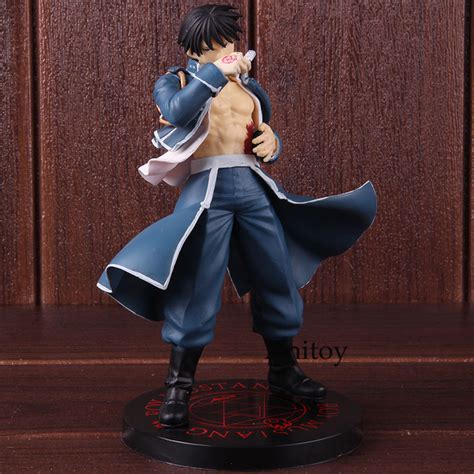 Anime Fullmetal Alchemist Roy Mustang Figure Pvc Collectible Model Toy