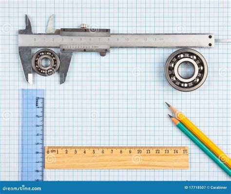 Technical Tools Stock Image Image Of Engineering Drawing 17718507