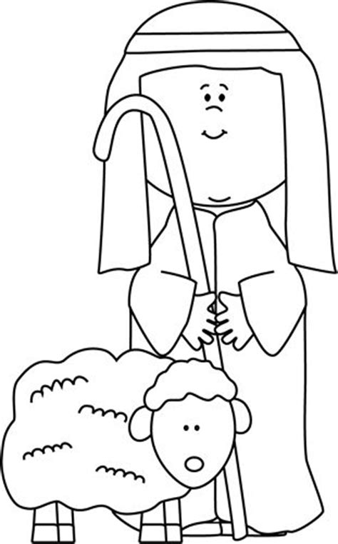 Visita de angel a pastores. shepherds waiting for a sign of jesus in black and white ...