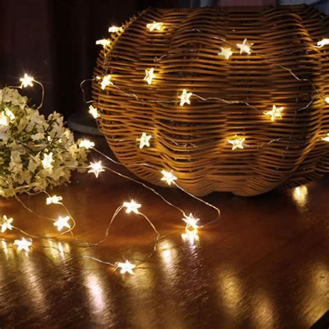 Led Light 10 Led Star Light Cozy String Fairy Lights For Bedroom Xmas