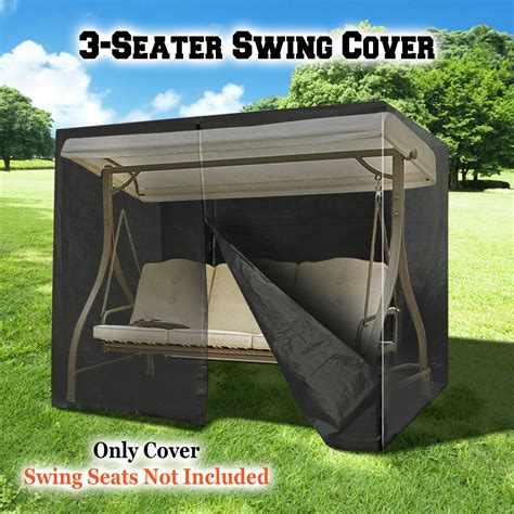 Full surround patio swing cover to protect your swing from rain, pollution and debris. Strong Camel 3 Seater Patio Canopy Swing Cover - Outdoor ...