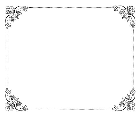 Download Vintage Border Frame Transparent Image Hq Png Image Freepngimg