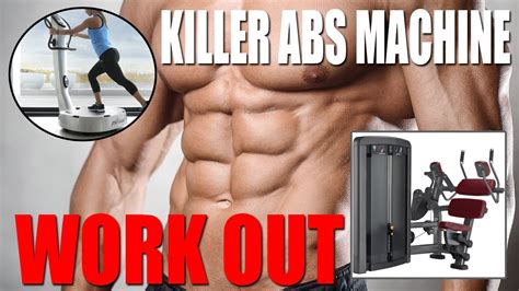 Killer Abs Machine Work Out At The Gym Youtube