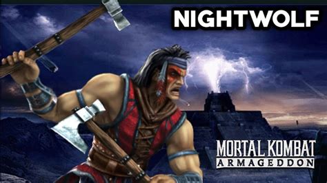 Mortal Kombat Armageddon Nightwolf Arcade Ladder Youtube
