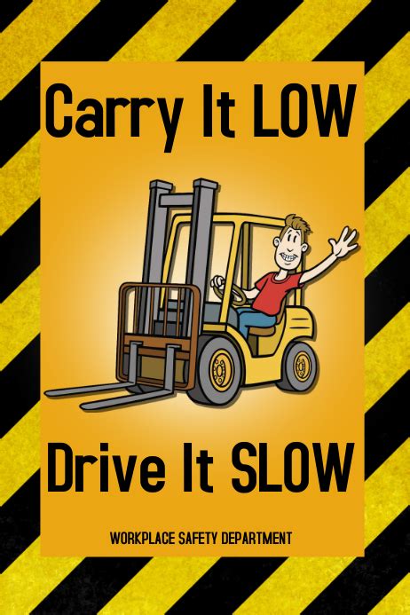 Image Forklift Safety Posters Safety Poster Shop Work