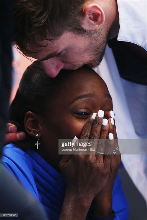 Vanessa James And Morgan Cipres Of France React After Competing In
