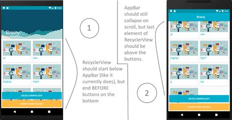 Xml Android Coordinatorlayout Appbarlayout And Inkluded