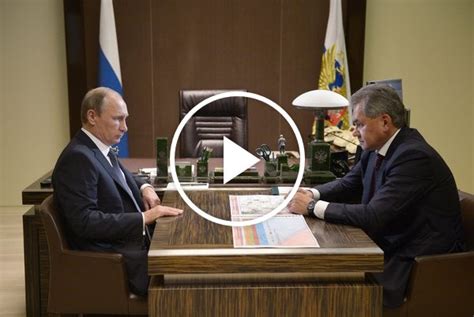 Putin Meets With His Defense Minister The New York Times