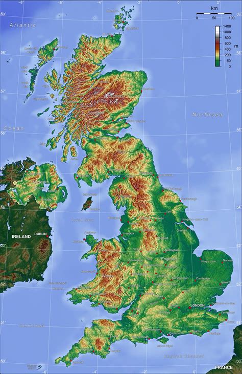 Political Map Of United Kingdom Nations Online Project