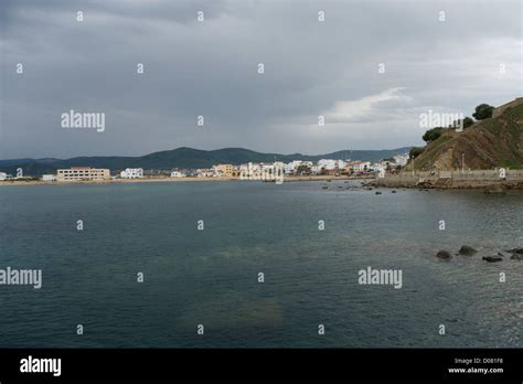 Tabarka Town And Beach On The Barbary Coast In North Western Tunisia