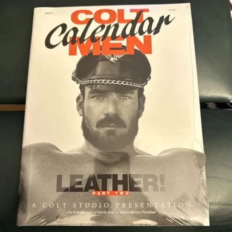 COLT LEATHER PART 2 Calendar Men No 4 Gay Male Photo Magazine Unopened
