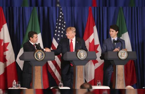 México Estados Unidos Y Canadá Firman Tratado Comercial