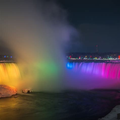 Download Wallpaper Rainbow Over Niagara Falls 2224x2224