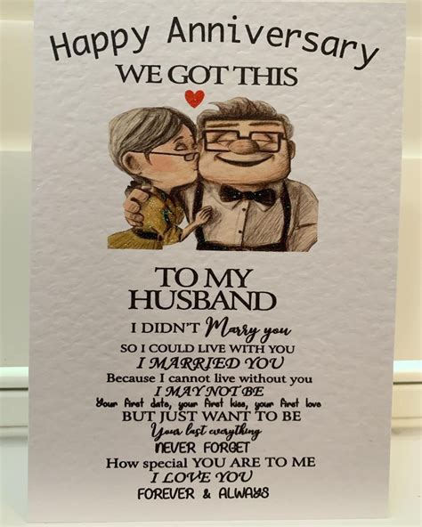 Anniversary Cards Husband Anniversary Wife Anniversary Love Etsy Uk