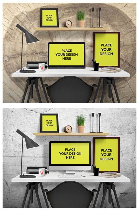 Free Desk Mockup Psd By Vectogravic Design