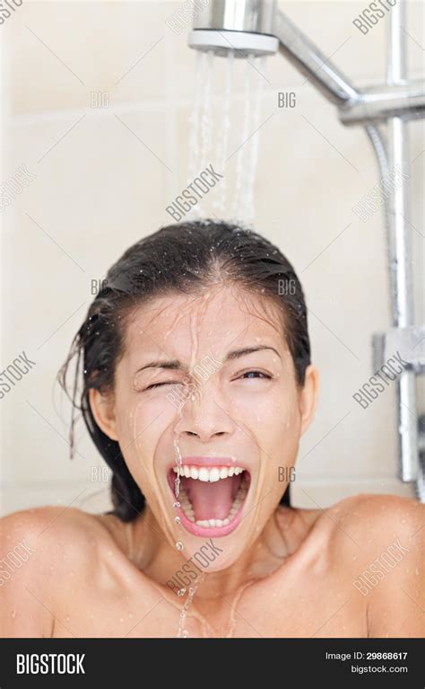 Cold Shower Woman Image And Photo Free Trial Bigstock