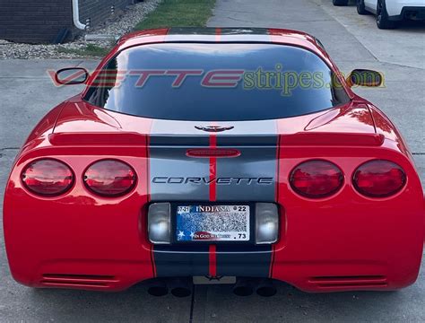 C5 Corvette Full Length Dual Racing Stripe 4 Fit All C5s