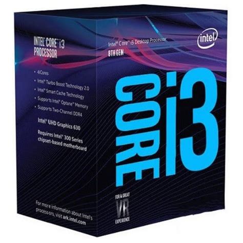 Intel Core I3 8100 36ghz Box Pccomponentespt