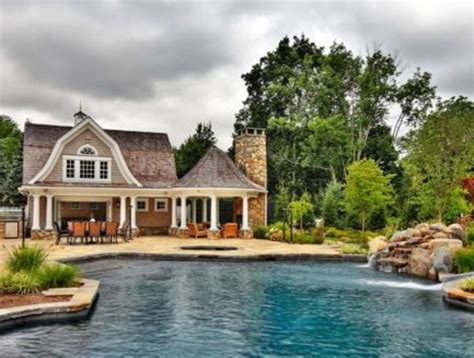 Fairfield County Connecticut Pool House Designs You Will Love Country