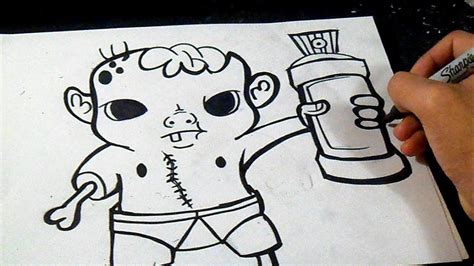 ¿cómo acudir a un profesional de dibujos? Cómo dibujar un Bebé con Lata de Spray | Graffiti - YouTube