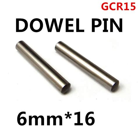 Pcs Lot High Quality Mm Mm Ggr Bearing Steel Round Dowel Pin Length Mm Pins