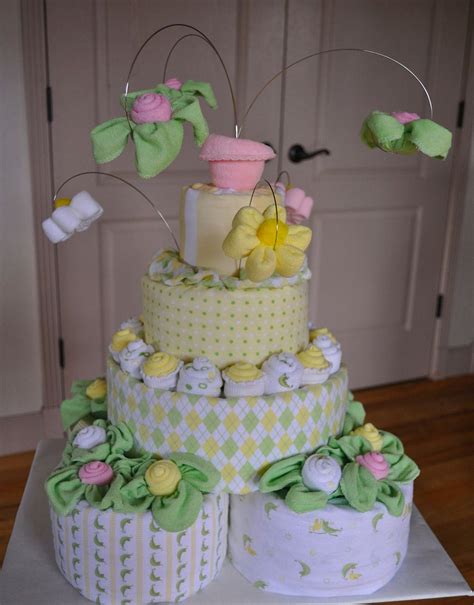 Diaper Cake Ideas Baby Shower Diapers Diaper Cake Instructions Baby