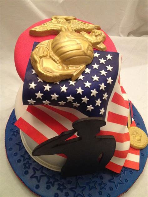 I am a conservative because i believe in peace real peace, not just the peace of mind. 10 Marine Cakes Decorations Photo - Marine Corps Wedding ...