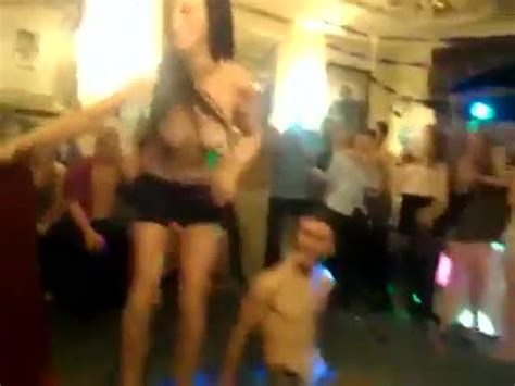 Naked British Stripper At 18th Birthday Party