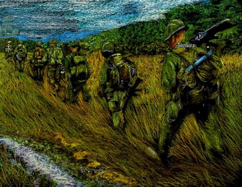 Vietnam War Art Heading Home Stushie Art