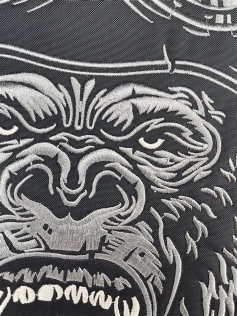 Gorilla Embroidery Patch Gorilla Patch Jacket Patch Feather Etsy
