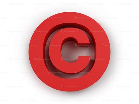 Red Copyright Symbol Backgroundsy