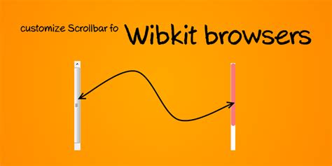 Css How To Create Custom Scrollbar For Webkit Supported Browsers