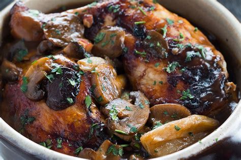 It has wonderful complex flavors and tastes like pure comfort food. Classic Coq Au Vin - Comforting, and packed with deep ...