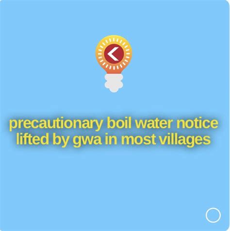 Precautionary Boil Water Notice Lifted In Select Areas Kandit News Group