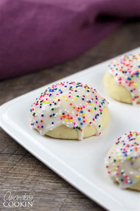 In a medium bowl, cream the butter. Anisette Cookies: traditional Italian cookies full of ...